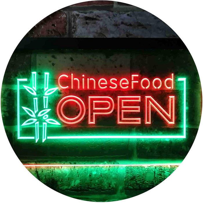 Open Restaurant Chinese Food LED Light Sign - Way Up Gifts
