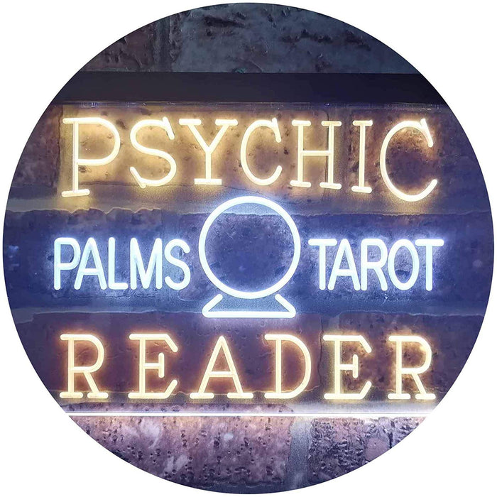 Psychic Palms Tarot Reader LED Light Sign - Way Up Gifts