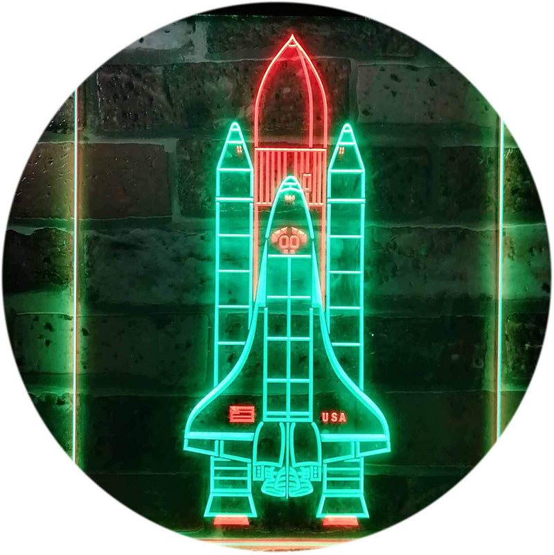 Astronaut Space Shuttle LED Light Sign - LED Gift Works