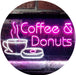Coffee Donuts LED Light Sign - Way Up Gifts