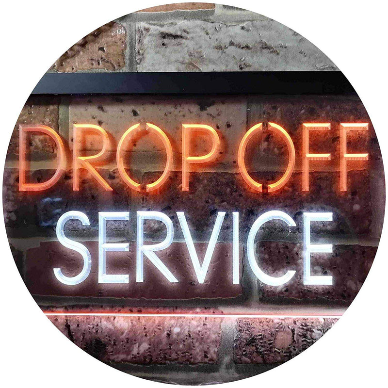 Drop Off Service LED Light Sign - LED Gift Works