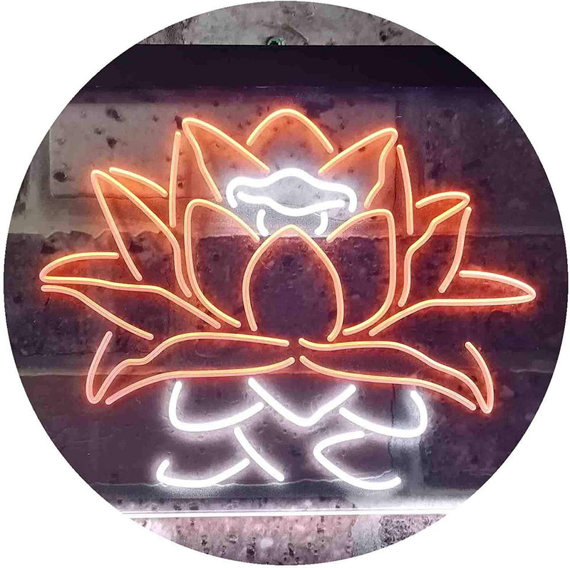 Lotus Flower LED Light Sign - LED Gift Works