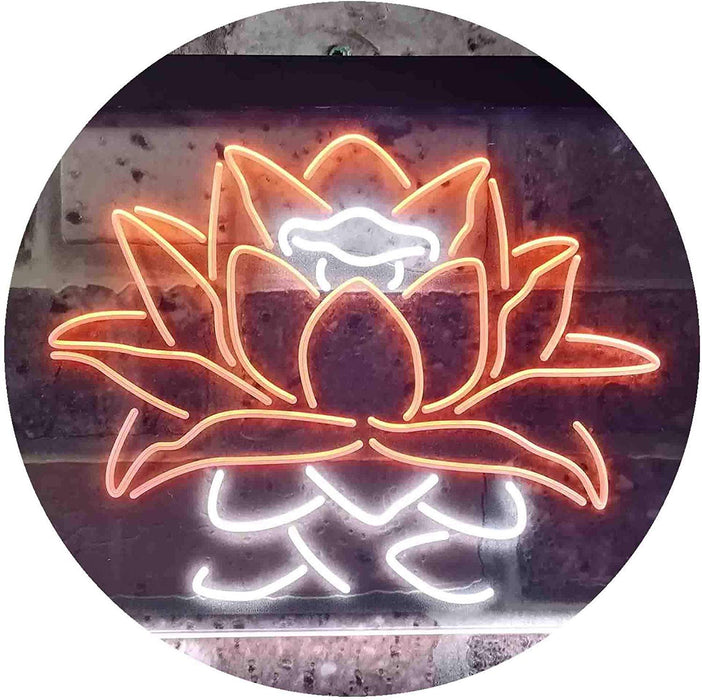 Lotus Flower LED Light Sign - Way Up Gifts