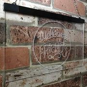 Welcome Friends LED Light Sign - LED Gift Works