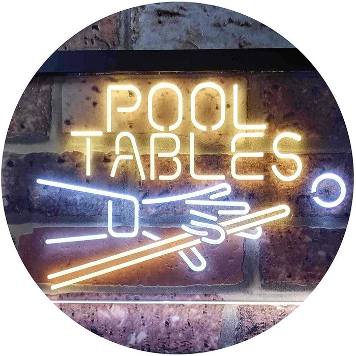 Billiards Pool Tables LED Light Sign - Way Up Gifts
