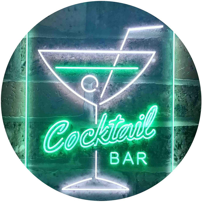 Cocktail Bar LED Light Sign - Way Up Gifts