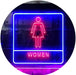 Women Bathroom Restroom LED Light Sign - Way Up Gifts
