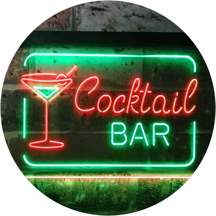 Cocktail Bar LED Light Sign - Way Up Gifts