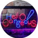 Beauty Shop Hello Gorgeous LED Light Sign - Way Up Gifts