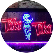 Hula Dancer Tiki Tiki Bar LED Light Sign - LED Gift Works