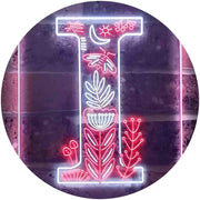 Family Name Letter I Monogram Initial LED Light Sign - LED Gift Works