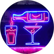 Wine Beer Shots Liquor Cocktails LED Light Sign - LED Gift Works