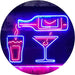 Wine Beer Shots Liquor Cocktails LED Light Sign - Way Up Gifts