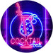 Cocktail Bar LED Light Sign - Way Up Gifts