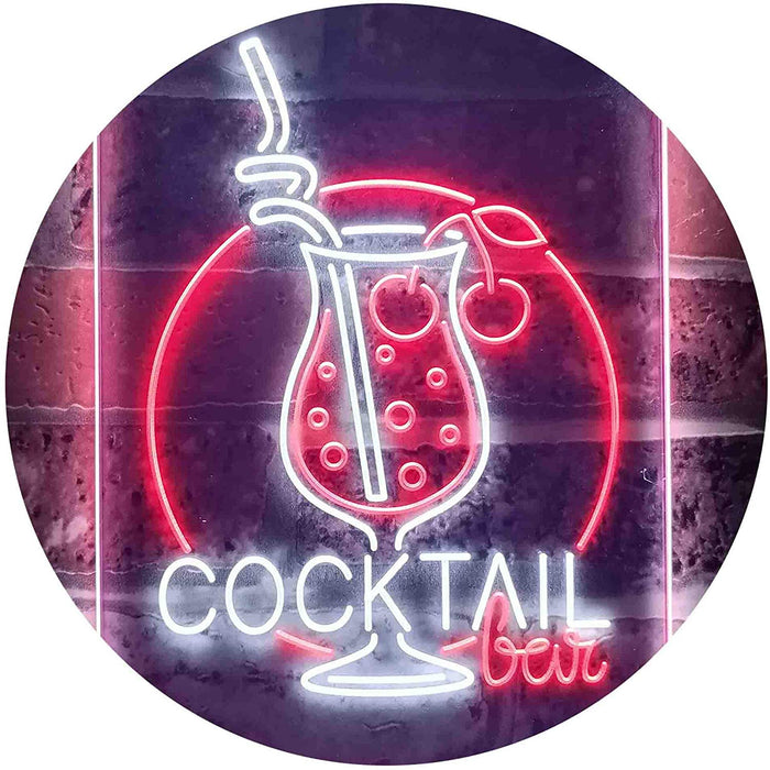 Cocktail Bar LED Light Sign - Way Up Gifts