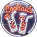 Cocktails LED Light Sign - Way Up Gifts