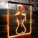 Lady Back Sexy Woman Man Cave LED Light Sign - Way Up Gifts