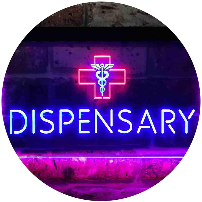 Medical Marijuana Dispensary LED Light Sign - Way Up Gifts