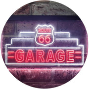 Route 66 Garage LED Light Sign - LED Gift Works