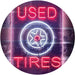 Auto Shop Car Garage Used Tires LED Light Sign - Way Up Gifts