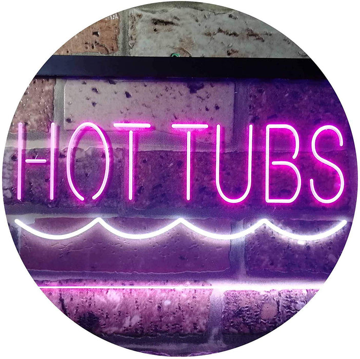 Hot Tubs LED Light Sign - Way Up Gifts