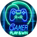 Gamer Play Win Game Room LED Light Sign - Way Up Gifts