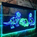 Dinosaur T Rex Triceratops Night Light Kids Bedroom Decor LED Light Sign - Way Up Gifts