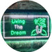 Paradise Island Living The Dream LED Light Sign - Way Up Gifts