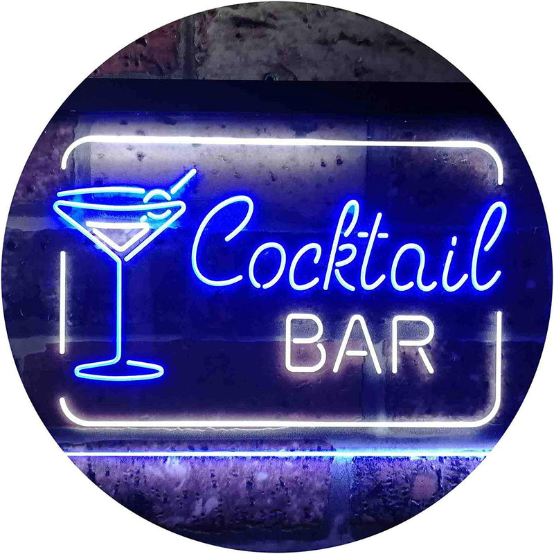 Cocktail Bar LED Light Sign - LED Gift Works
