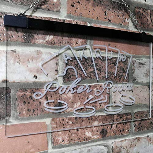 Poker Room LED Light Sign - LED Gift Works