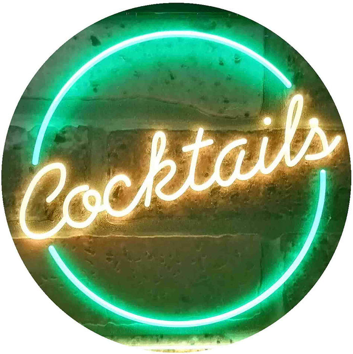 Cocktails Bar LED Light Sign - Way Up Gifts