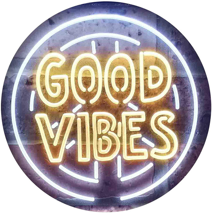 Good Vibes LED Light Sign - Way Up Gifts