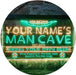 Personalized Western Theme Man Cave LED Light Sign - Way Up Gifts