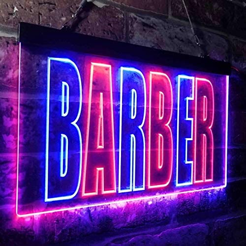Barber LED Light Sign - LED Gift Works
