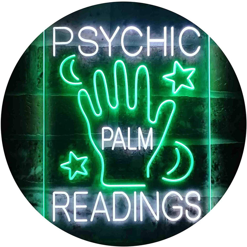 Fortune Teller Psychic Palm Readings LED Light Sign - LED Gift Works
