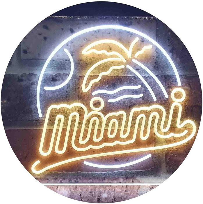 Miami Florida LED Light Sign - Way Up Gifts