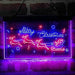 Merry Christmas Santa Claus Sleigh Reindeer LED Light Sign - Way Up Gifts