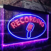 Recording LED Light Sign - LED Gift Works