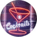 Cocktails LED Light Sign - Way Up Gifts