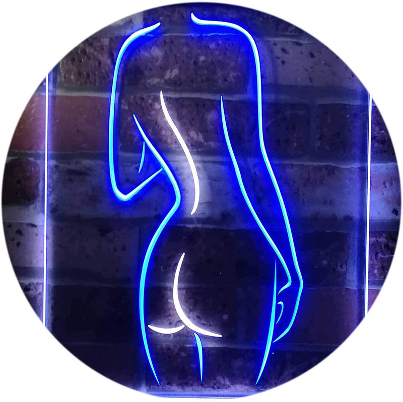 Lady Back Sexy Girls Man Cave LED Light Sign - LED Gift Works