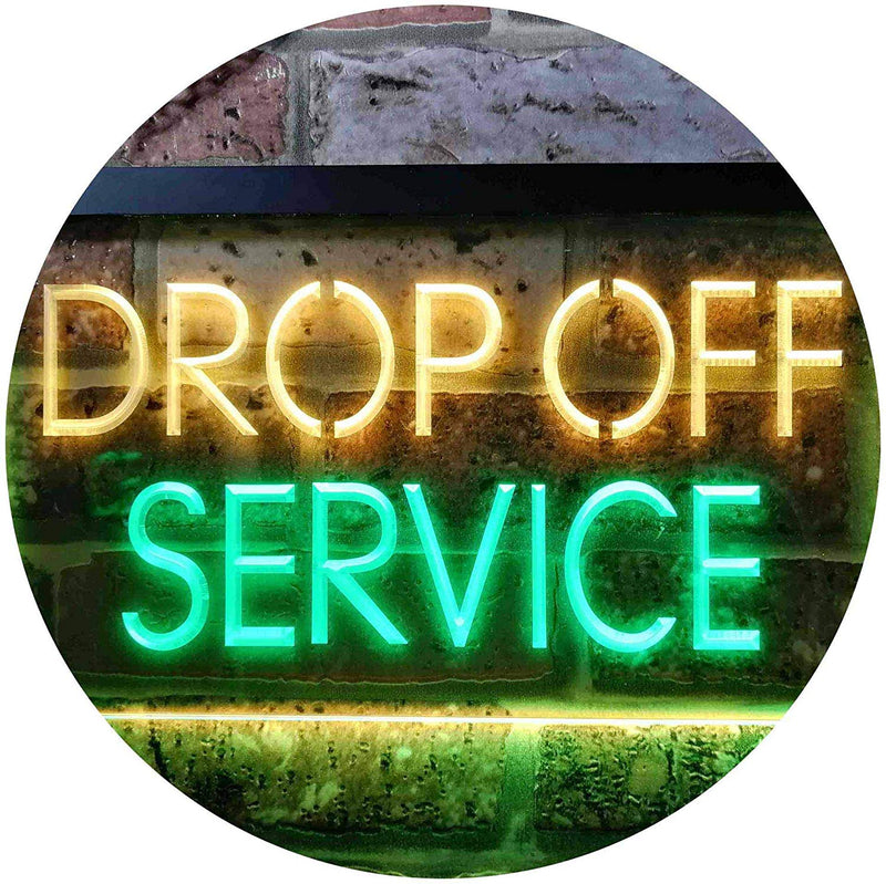 Drop Off Service LED Light Sign - LED Gift Works