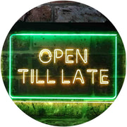 Open Till Late LED Light Sign - LED Gift Works