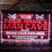 Personalized Sports Hockey Theme Man Cave LED Light Sign - Way Up Gifts