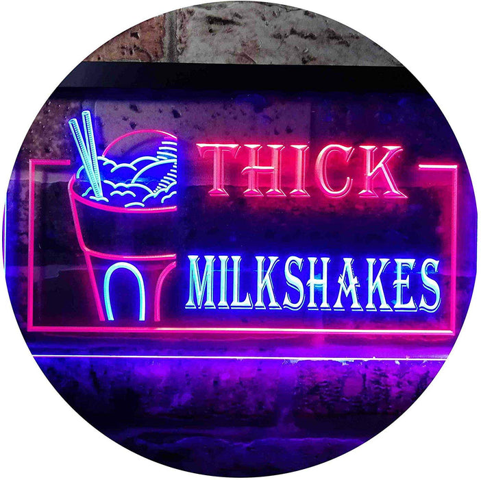 Thick Milkshakes LED Light Sign - Way Up Gifts