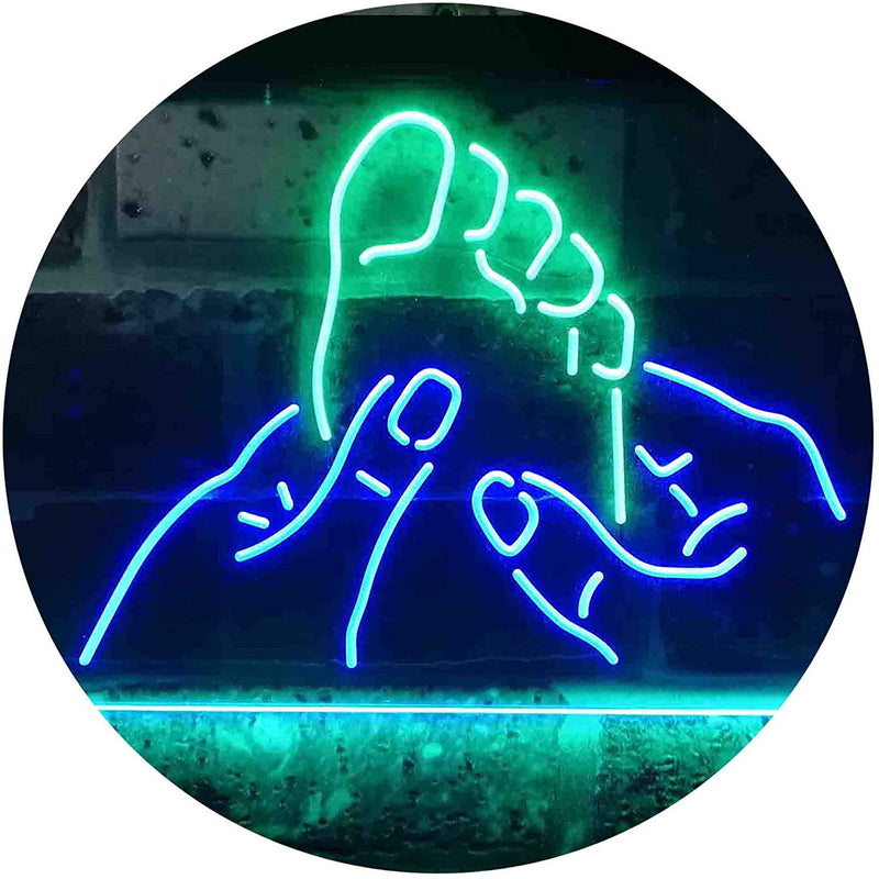 Foot Massage LED Light Sign - LED Gift Works