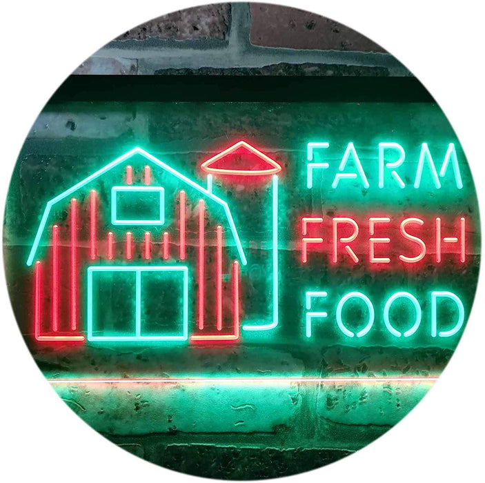 Farm Fresh Food LED Light Sign - Way Up Gifts