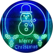 Merry Christmas Decoration Snowman LED Light Sign - LED Gift Works
