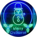 Merry Christmas Decoration Snowman LED Light Sign - Way Up Gifts