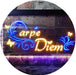 Carpe Diem Seize The Day Bedroom Quote LED Light Sign - Way Up Gifts