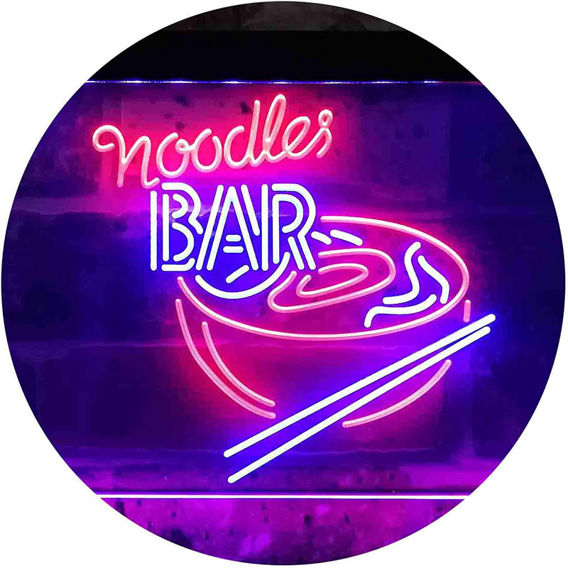 Noodles Bar LED Light Sign - LED Gift Works